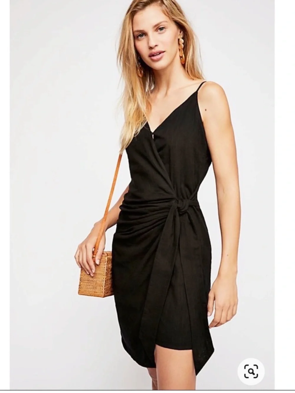 free people black mini dress Free People Midnight Magic Mini Dress Black